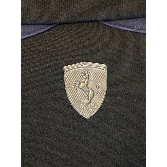 Puma Scuderia Ferrari Mens Full Zip Jacket Zip Pockets Black Size Large - Picture 9 of 9